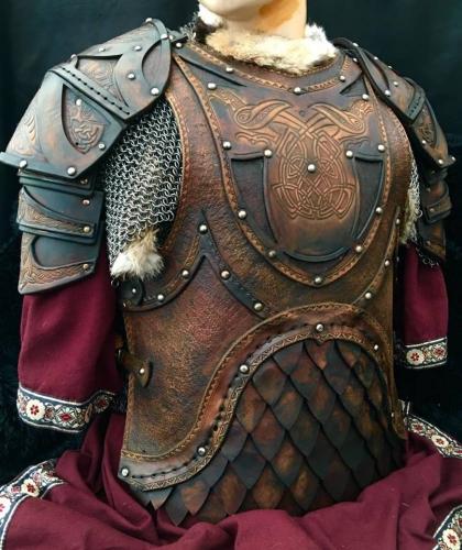 BLACK RAVEN ARMOURY LARP Lederr�stung Odinson - Gr��e: L