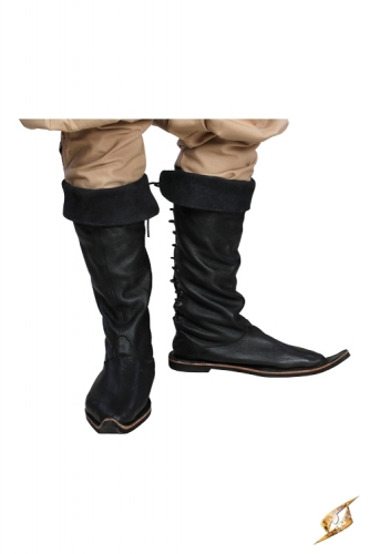 EPIC ARMOURY Schwarze Reisestiefel - Schuhgre: 39