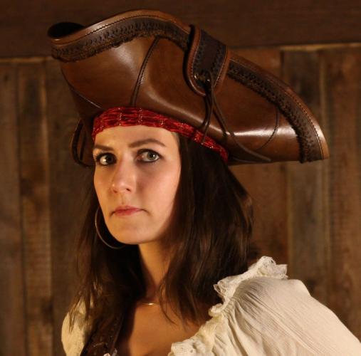 IRONFORTRESS Piratenhut braun - Gr��e: XL