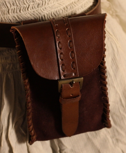 IRONFORTRESS H�ndlertasche Wildleder braun