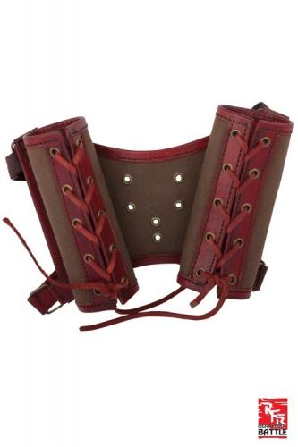IRONFORTRESS Rckenschwerthalter rot/braun