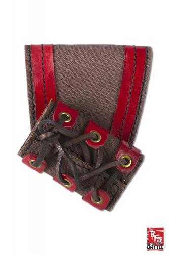 IRONFORTRESS Kleiner Schwerthalter braun/rot