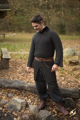 IRONFORTRESS Kettenhemd Alaric Epic Black - Gre: XL