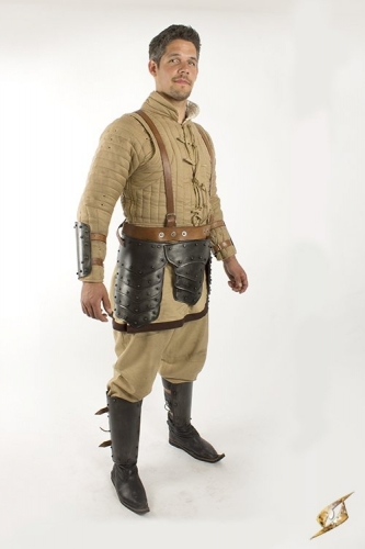 IRONFORTRESS Beinschienen Dunkelkrieger Epic Dark - Gre: S/M