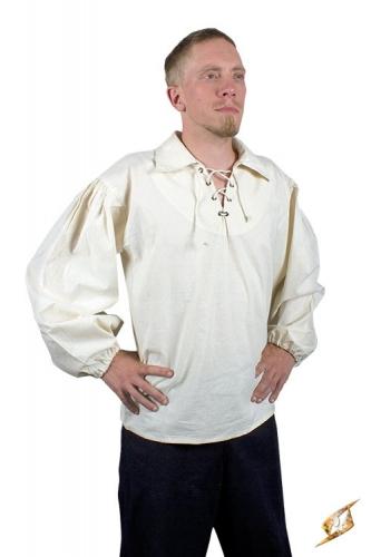 IRONFORTRESS Wei�es Fechthemd - Gr��e: S/M