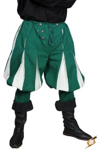 IRONFORTRESS Landsknechthose grn/wei - Gre: M