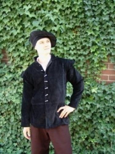 LEONARDO CARBONE Wams, abnehmbare rmel - Farbe: schwarz - Gre: S