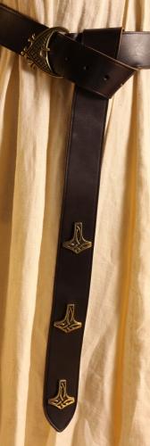 PERA PERIS Langgrtel Thors Hammer braun