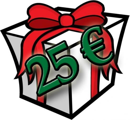Geschenkgutschein, Wert 25€