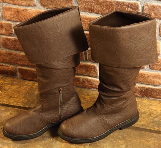 ALTERNATIVE FOOTWEAR Braune Mittelalterstiefel - Schuhgre: 43-44