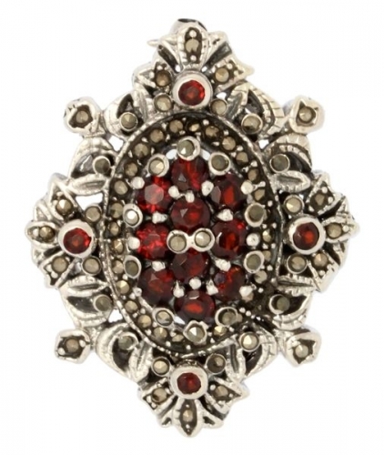 WINDALF Mittelalterliche Brosche aus Silber