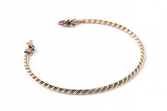 WINDALF Wikinger Bronze-Halsreif fr Frauen