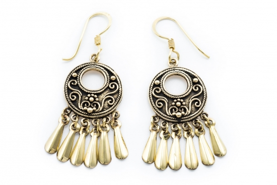 WINDALF Wikinger Ohrhnger Jora, Bronze