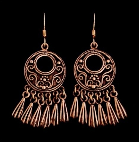 WINDALF Wikinger Ohrhnger Jora, Bronze