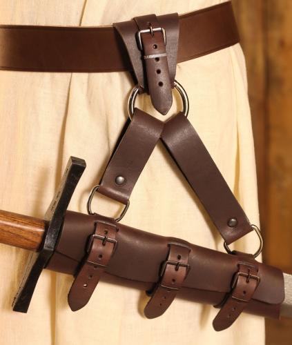 PERA PERIS LARP Schwertgehnge - Farbe: dunkelbraun