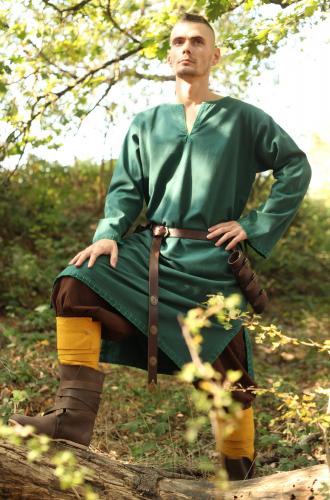 LEONARDO CARBONE Tunika mit Handstickerei - Farbe: grn - Gre: S