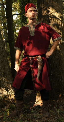 LEONARDO CARBONE Wollfilzkappe - Gre: S/M - Farbe: weinrot