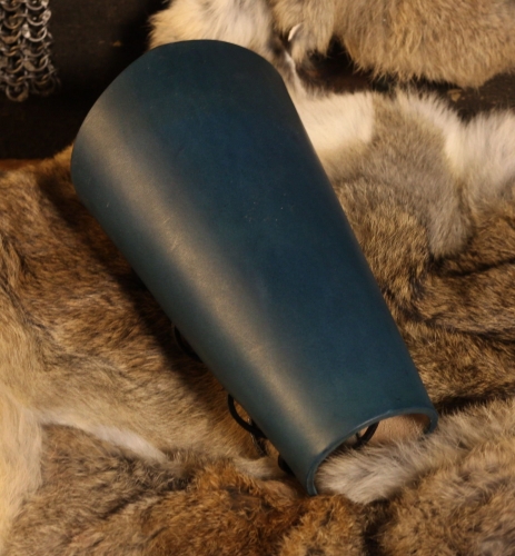 STICKMASCHINE Einfache Leder-Armschienen - Farbe: dunkelblau