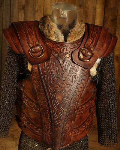 LYON LEATHERS LARP Lederrstung Asmund - Gre: Einheitsgre
