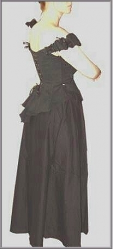 LEONARDO CARBONE Leinenrock - Gre: S/M - Farbe: schwarz