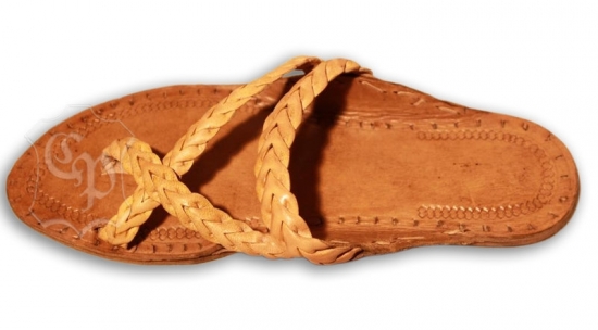 CP-SCHUHE Mittelalterliche Sandalen, Leder - Schuhgre: 37