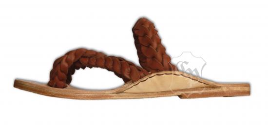 CP-SCHUHE Mittelalterliche Sandalen, Leder - Schuhgre: 45
