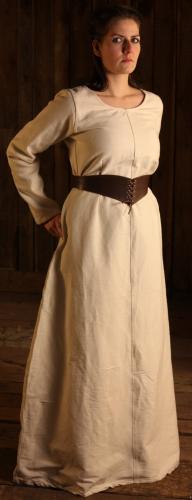 BURGSCHNEIDER Unterkleid Thora Wikingerkleid, Natur - Gre: XXXL
