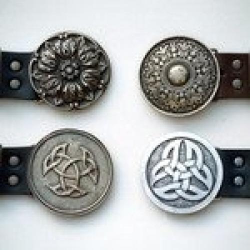 PERA PERIS Mittelalterg�rtel 4cm - Gr��e: XXL - Schnalle: C