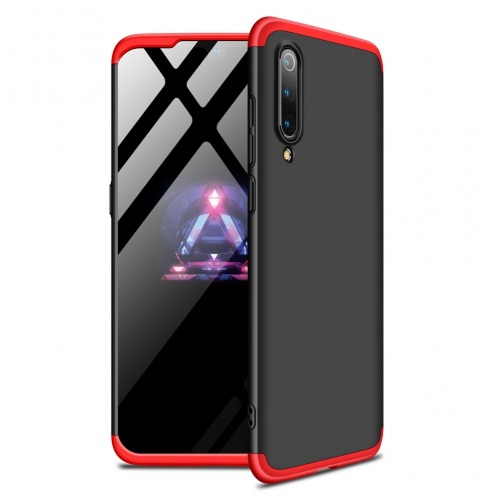 Tec-Expert 360 Grad-Case f�r Xiaomi - Farbe: Schwarz & Rot - Modellkompatibilit�t: F�r Xiaomi Mi 9