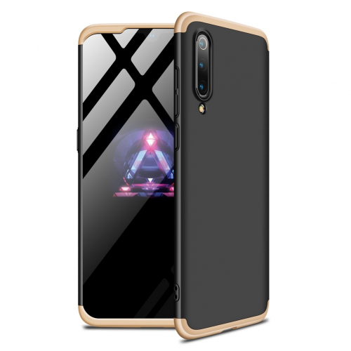 Tec-Expert 360 Grad-Case f�r Xiaomi - Farbe: Schwarz & Gold - Modellkompatibilit�t: F�r Xiaomi Mi 9