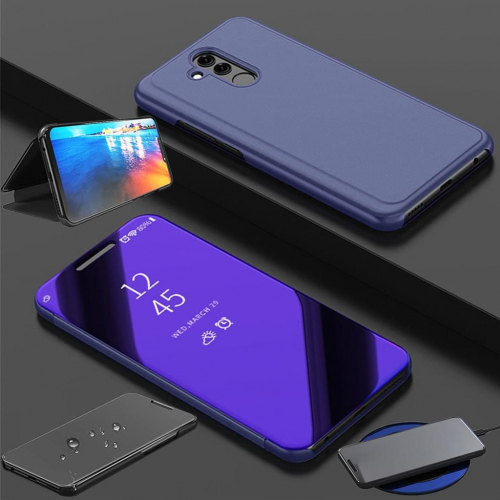Tec-Expert Mirror Flip-Case fr Samsung Galaxy - Farbe: Lila - Modellkompatibilitt: Fr Samsung Galaxy S10e