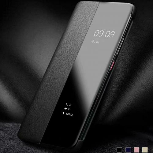 Tec-Expert Klapphlle fr Huawei - Modellkompatibilitt: Fr Huawei P30 Pro - Farbe: Gold