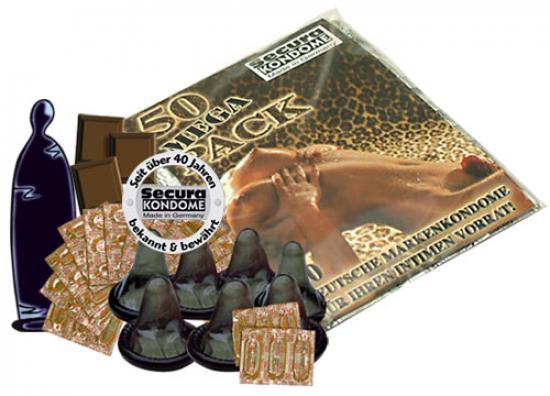 Secura Black Power - Farbe: schwarz - Aroma: Schokolade - Menge: 50St�ck