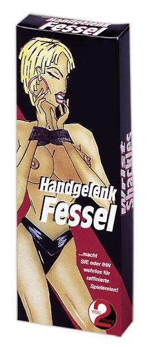 Markenlos Handgelenk-Fesseln - Farbe: schwarz - Menge: 1St�ck