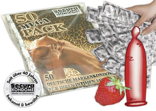 Secura Sweet Strawberry - Aroma: Erdbeere - Menge: 50St�ck