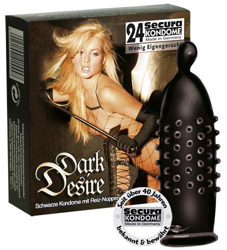 Secura Dark Desire - Farbe: schwarz - Menge: 24St�ck