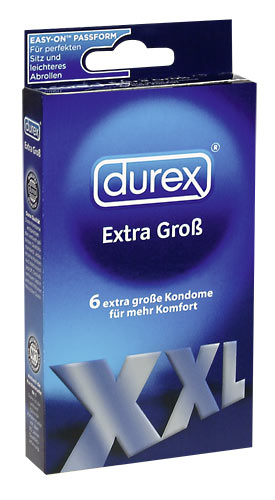 Durex XXL extra gro� 6er - Farbe: transparent - Menge: 6St�ck