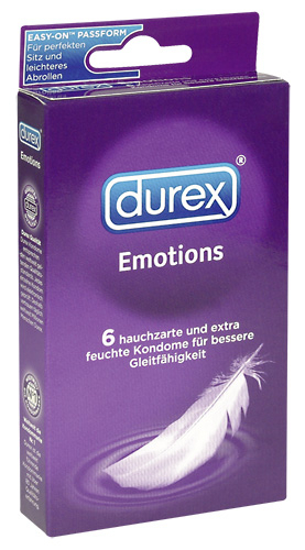 Durex Emotions - Farbe: transparent - Menge: 6St�ck