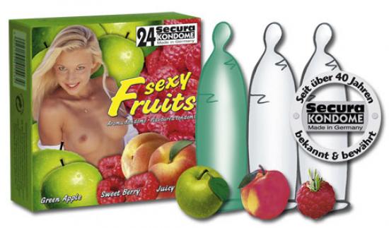 Secura sexy Fruits - Menge: 24St�ck