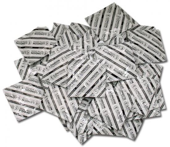 London Extra gro� 100er-Beutel - Farbe: transparent - Menge: 100St�ck