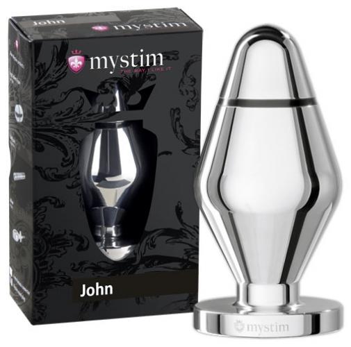 Mystim John Butt plug - Farbe: silber
