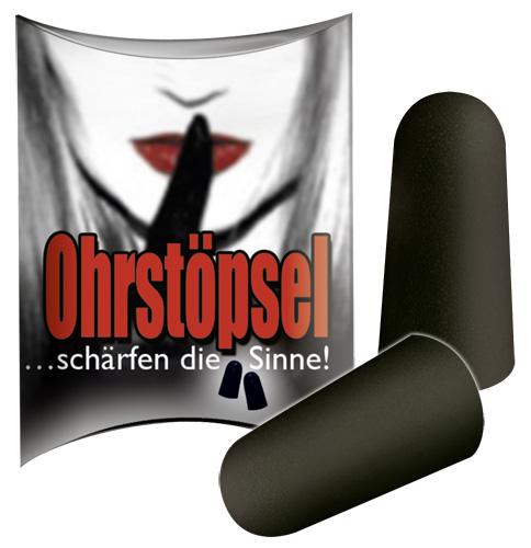 Markenlos Ohrst�psel - Farbe: schwarz - Menge: 2St�ck