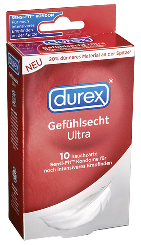 Durex gef�hlsecht Ultra 10er - Farbe: transparent