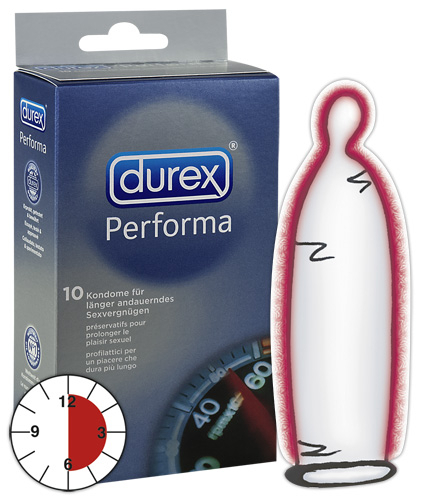 Durex Performa - Farbe: transparent - Menge: 10St�ck