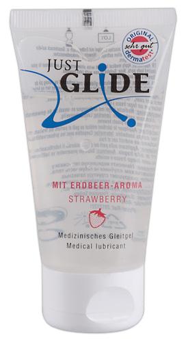 Just Glide Erdbeere - Farbe: transparent - Aroma: Erdbeere - Menge: 50ml
