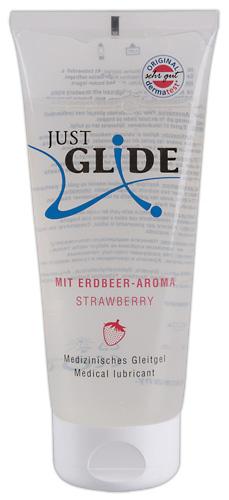 Just Glide Erdbeere - Farbe: transparent - Aroma: Erdbeere - Menge: 200ml