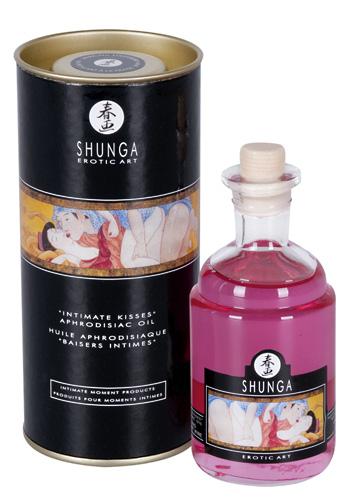 Shunga Intimate Kisses Sekt/Erdbeer - Farbe: rosa - Aroma: Erdbeere/Sekt - Menge: 100ml