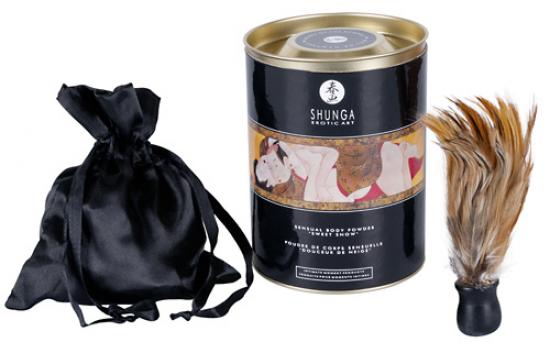 Shunga Body Powder - Farbe: wei� - Aroma: Erdbeere/Sekt - Menge: 228g