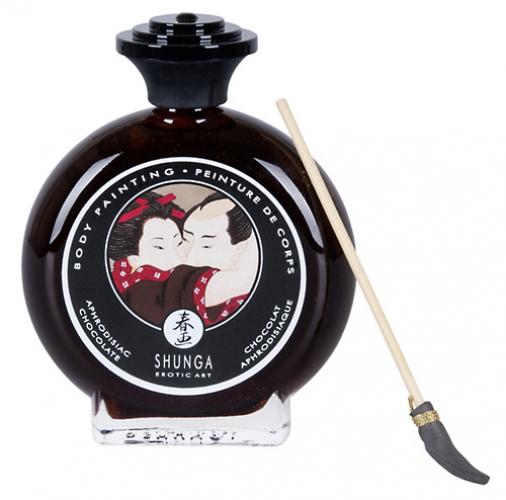 Markenlos Shunga Chocolate Body Paint - Farbe: braun - Aroma: Schokolade - Menge: 100ml