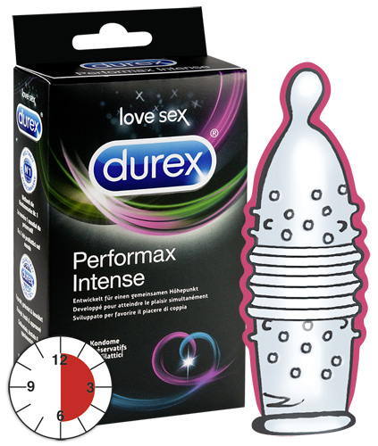 Durex Performax Intense - Farbe: transparent - Menge: 10Stck